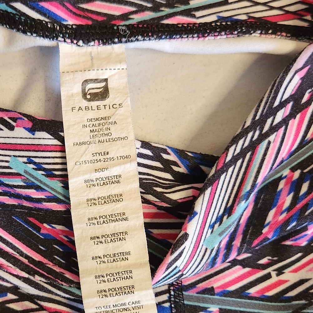 Fabletics Multicolor Patterned Tank And Leggings … - image 5